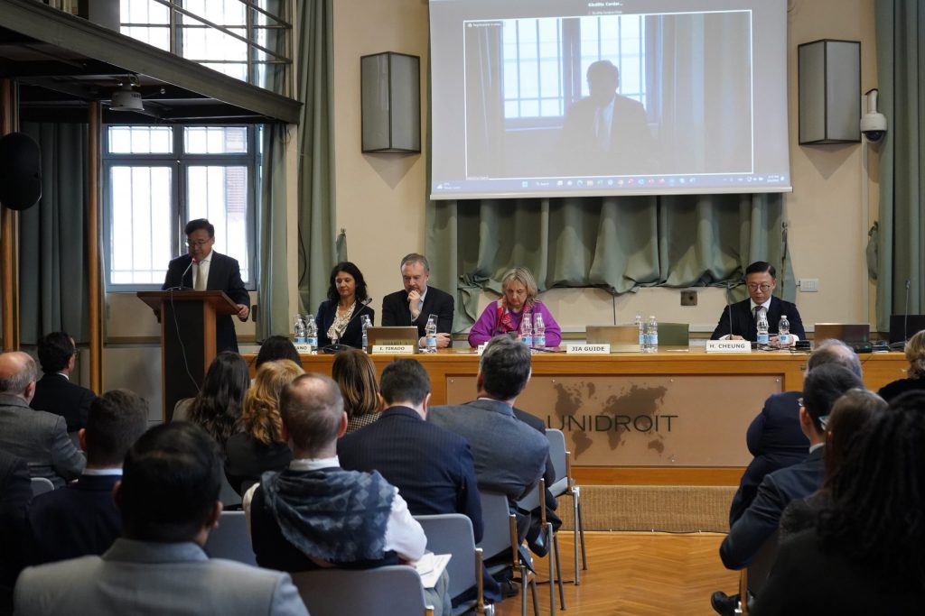 UNIDROIT Hosts High Level Conference with Chinese Embassy in Rome