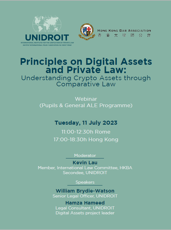 UNIDROIT Secretariat delivers a webinar on the UNIDROIT Principles on