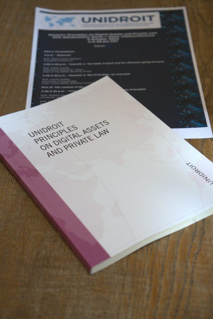 Launch of the UNIDROIT Principles on Digital Assets and Private Law
